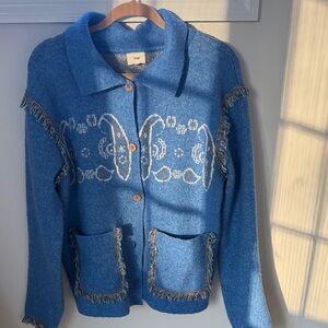 MinnieYorker (An’ge) Bandana Cardigan Jacket - sold out online XS/S